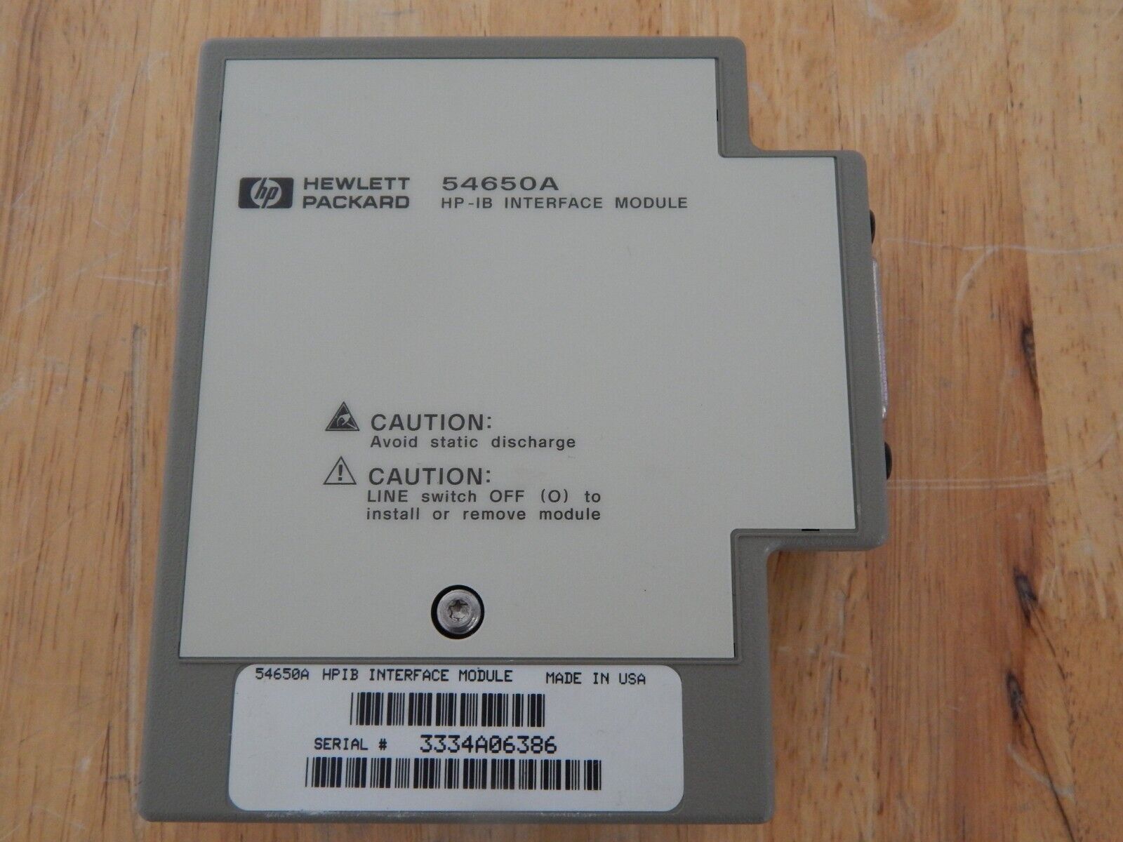 Agilent HP-IB Interface Module 54650A Agilent HP-IB Interface Module 54650A